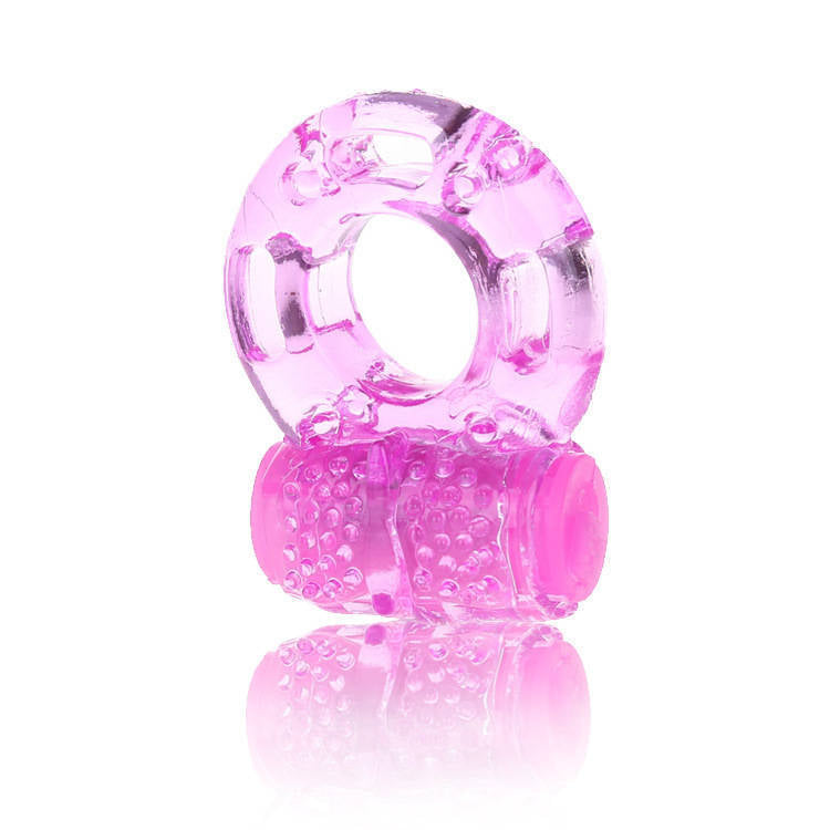 Men's Crystal Vibration Ring Horseshoe Ring