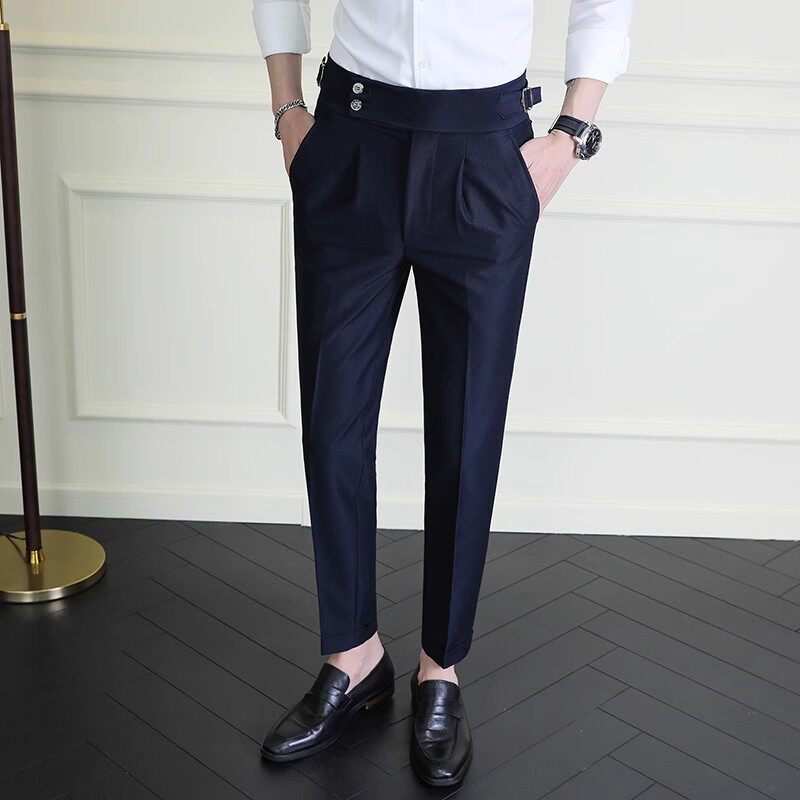 Summer Business Straight-fit Casual Pants For Men