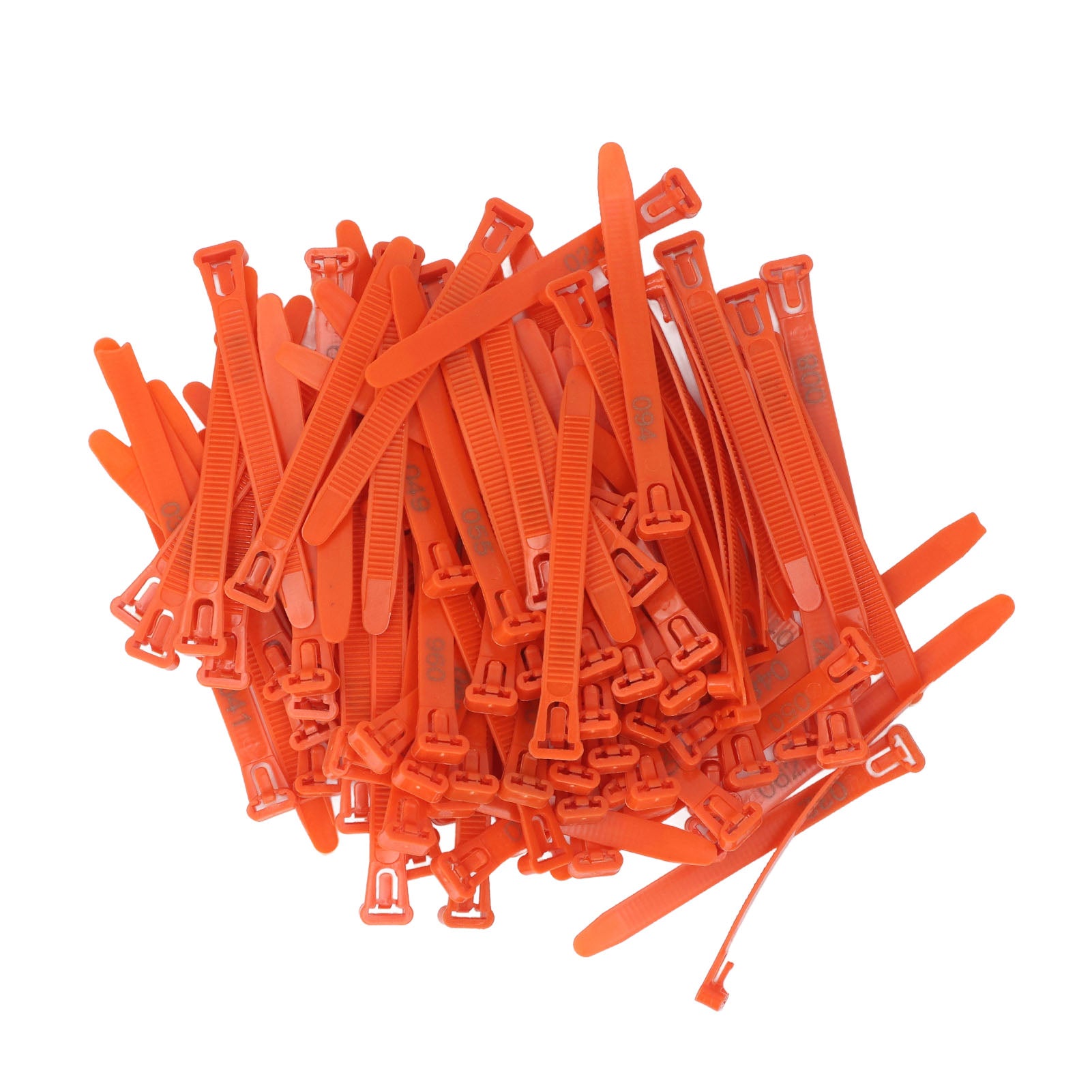 Chicken Leg Rings 1-100 Numbered Chicken Identification Leg Bands Tags Reusable For Ducks Chicks Chicken Pigeons Goose Orange
