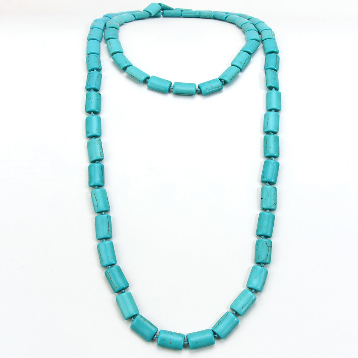 Vintage Turquoise Necklace Earrings Set