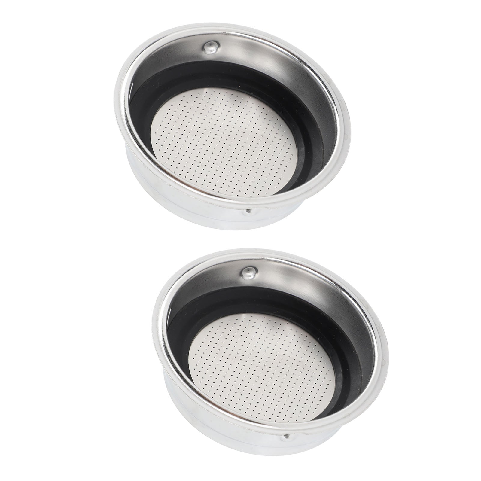 51mm Filter Basket Reusable Stainless Steel Portafilter Basket For Delonghi Semi Automatic Coffee Machine Single Cup