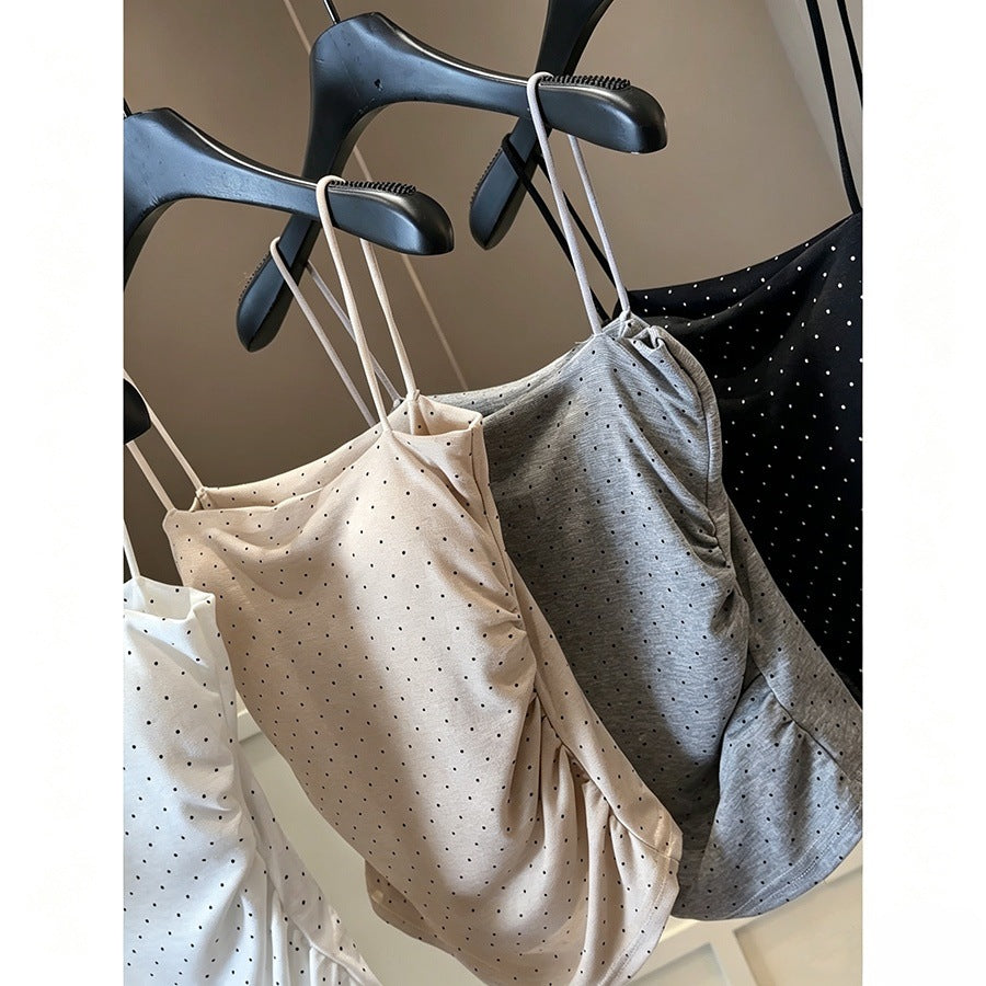 Polka-dot Camisole Womens Top