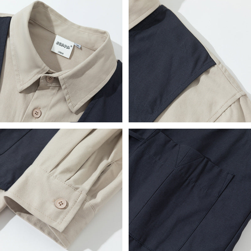 Mens And Womens Loose-fit Pure Cotton Long-sleeve