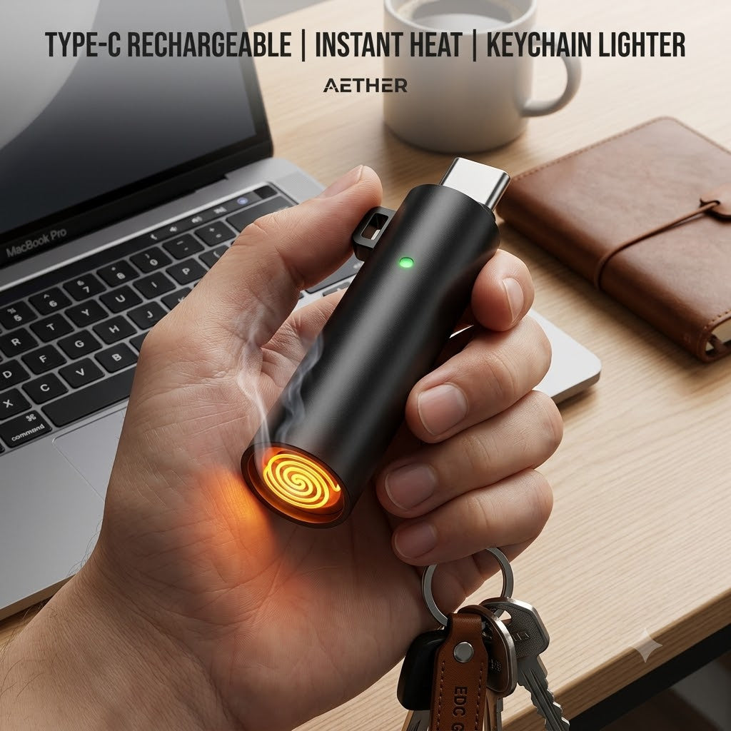 Type-C Lighter Phone Plug Lighter Battery-free Lighter USB-C Phone Igniter Plug And Play Lighter Plug And Play Lighter
