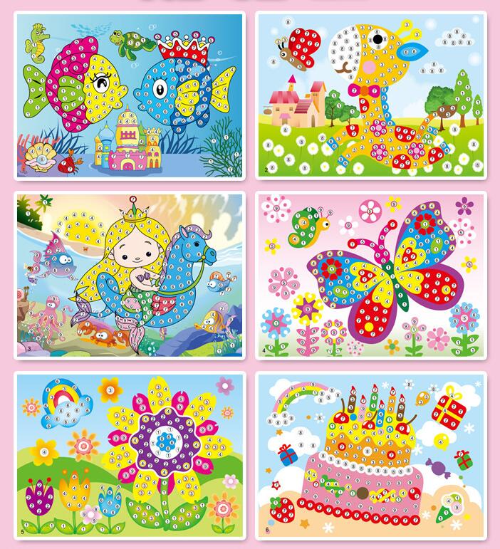 Children's Diamond Stickers Handmade Crystal DIY