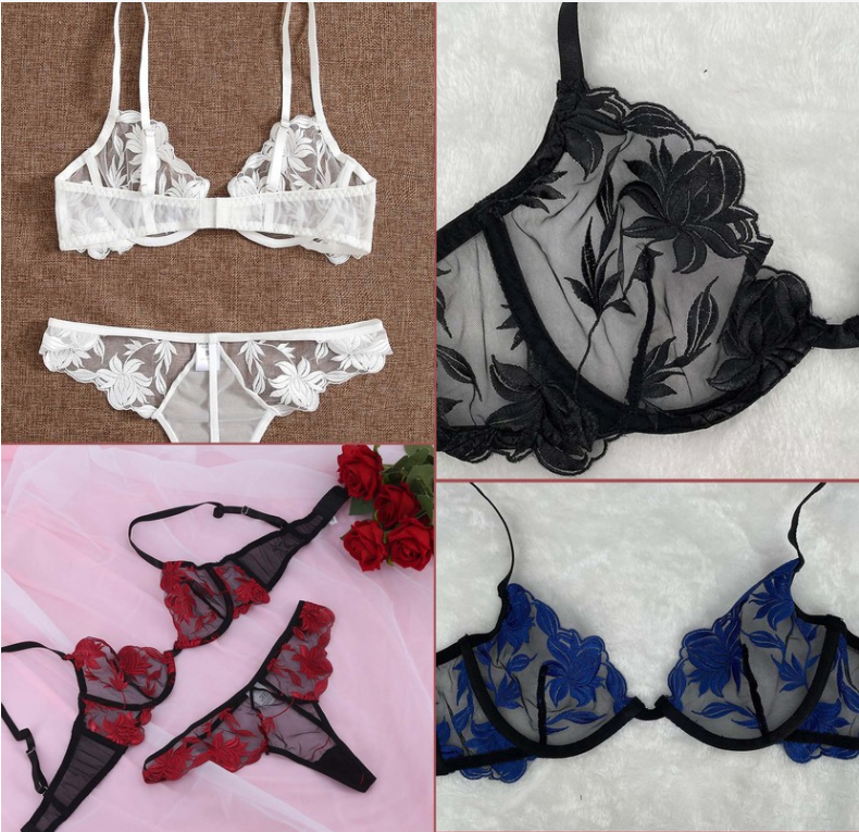 European And American Hot Style  Underwear Suit Women With Steel Ring