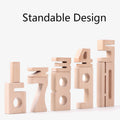 Wooden digital matching blocks