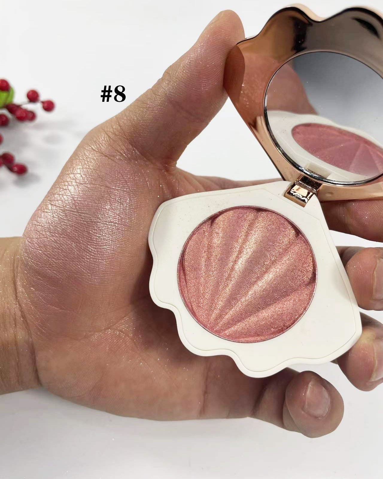 New Shell-shaped Monochrome Highlight And Contour Palette