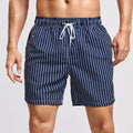 Mens Loose-Fit Printed Casual Beach Shorts