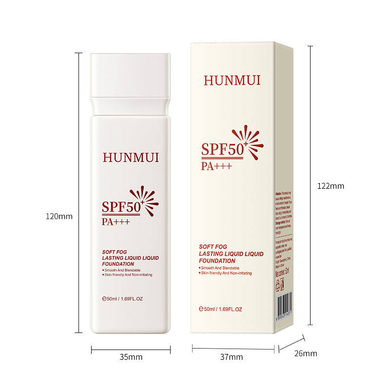 HUNMUI Soft Mist Long-Lasting Sunscreen Foundation 50ml