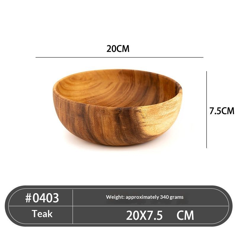 South American Walnut Solid Wood Dinnerware