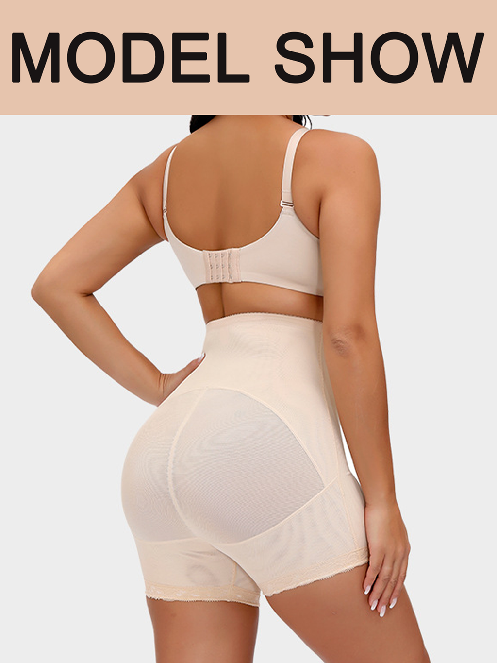 New High-Waist Postpartum Shaping Panties, Women's Lace Boyshort Shapewear With Buckle Closure, Tummy Control, Hip Lifting & Waist Slimming Base Layer Shorts