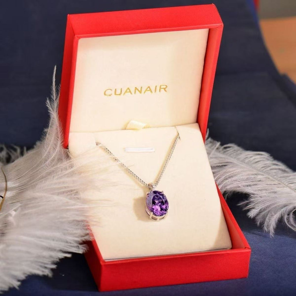 Affordable Luxury Simple Amethyst Necklace For Women