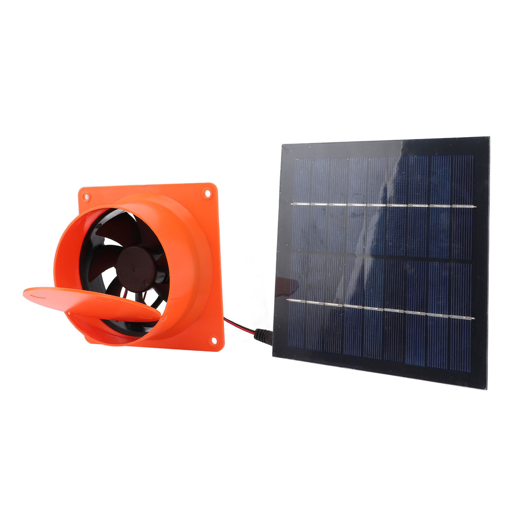 Solar Powered Exhaust Fan Monocrystalline Silicon 20w 5V Solar Panel Vent Fan Kit With Round Baffle For Greenhouse RV Boat