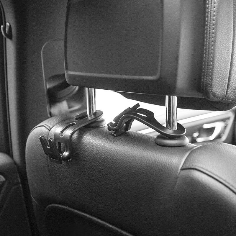 Car Hook With Foldable Storage Compartment