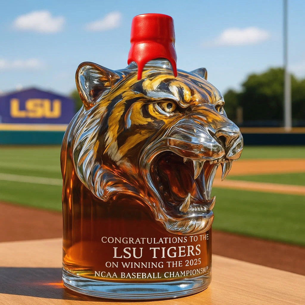 Animal-shaped Whisky Bottle Ornaments Tiger Head