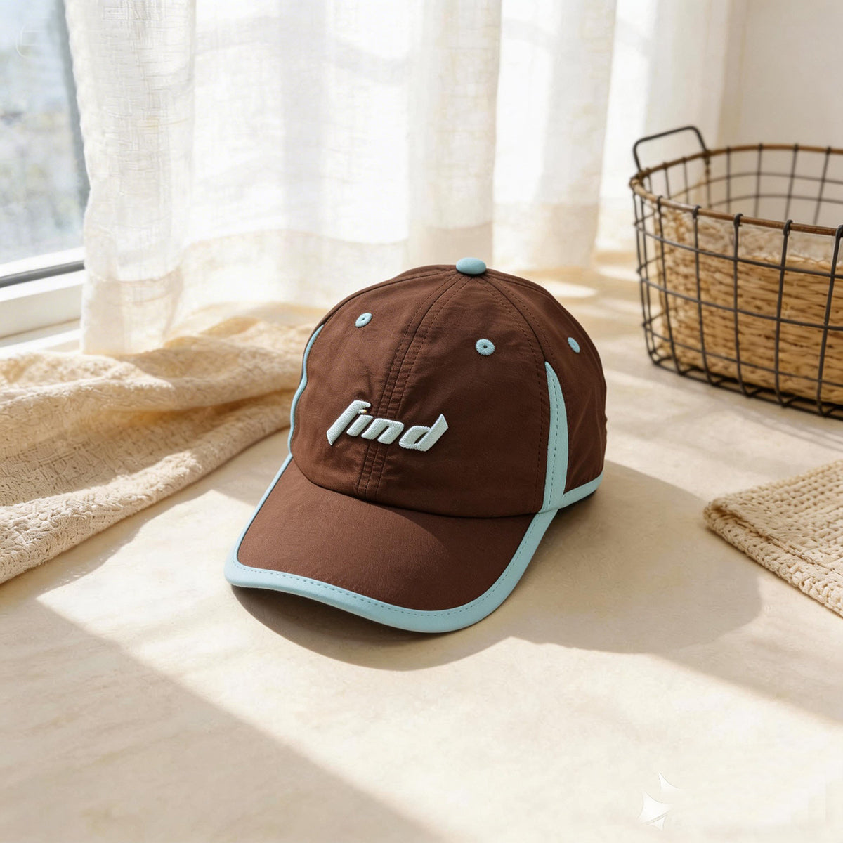 Children's Multi-color Edge-stitching Three-dimensional Embroidered Adjustable Trendy Bowler Baseball Cap Suitable For Going Out To Play And Shopping