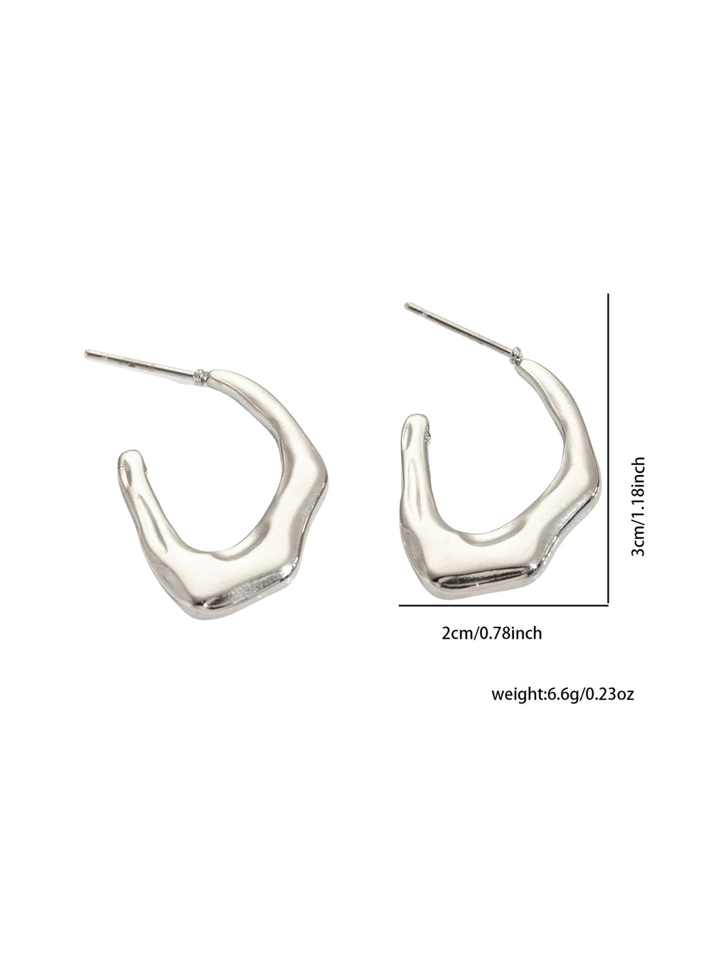 Trendy Women Gold Titanium Steel Earwear Niche Luxury Long Lasting Stainless Earrings