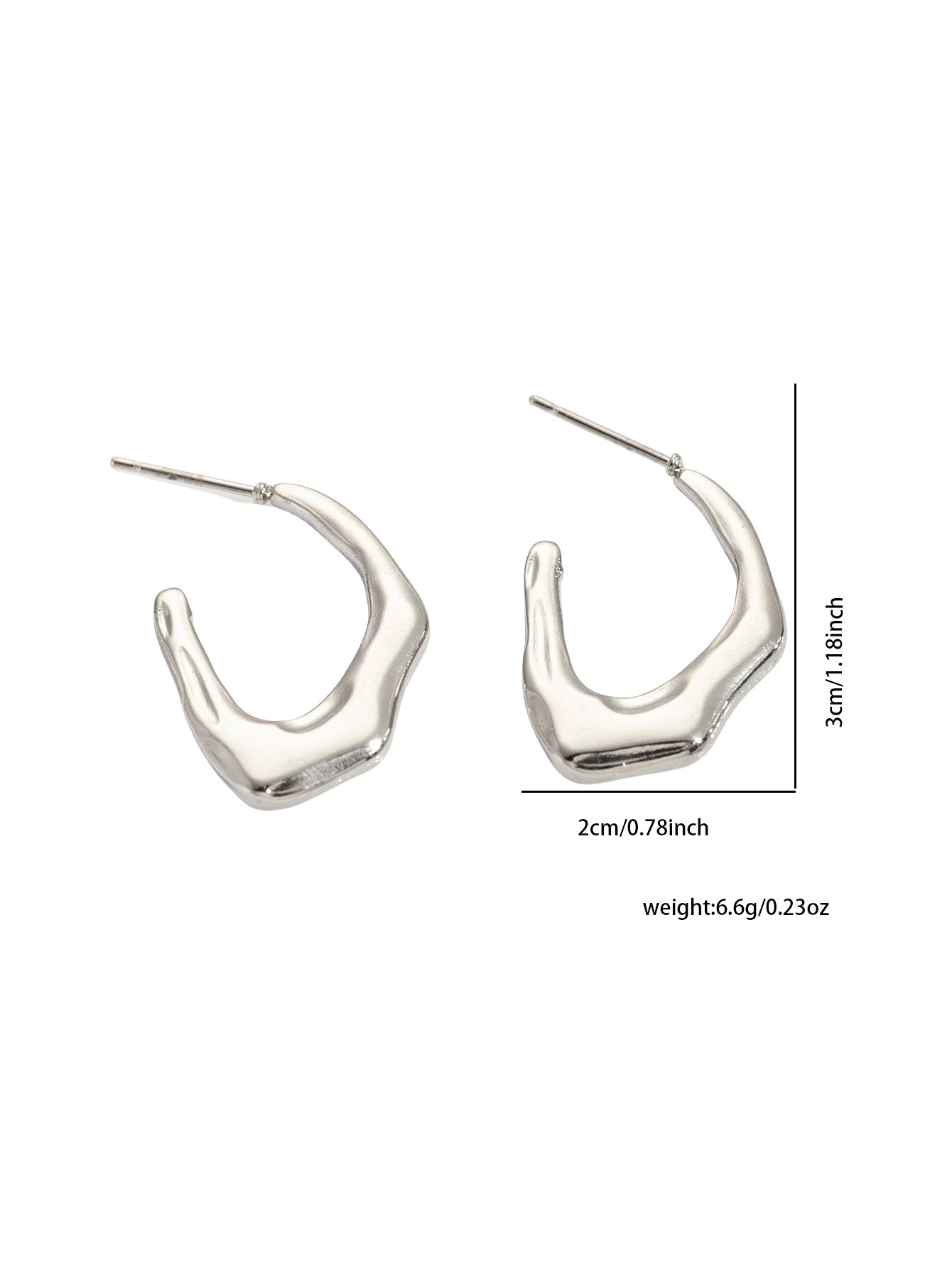 Trendy Women Gold Titanium Steel Earwear Niche Luxury Long Lasting Stainless Earrings