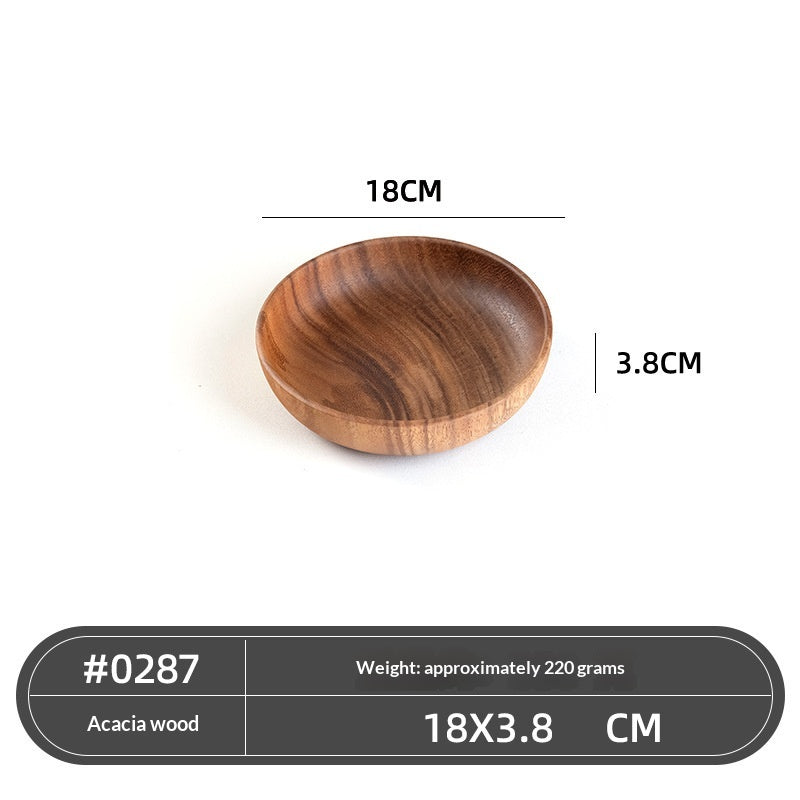 South American Walnut Solid Wood Dinnerware