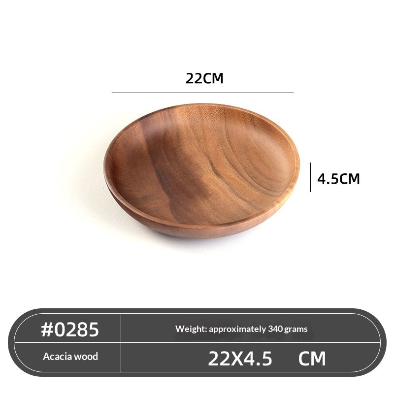 South American Walnut Solid Wood Dinnerware