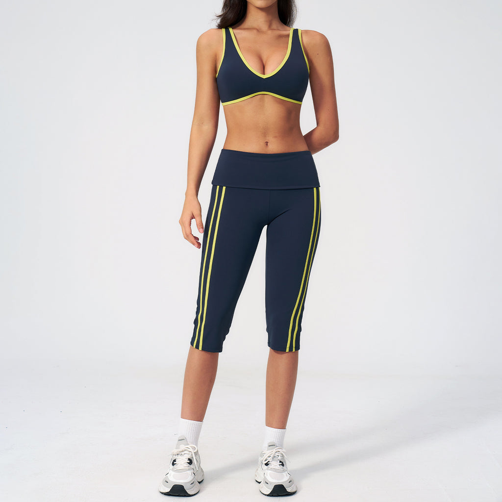 Fitness Bare-feel Sports Running Yoga Outfit For Women