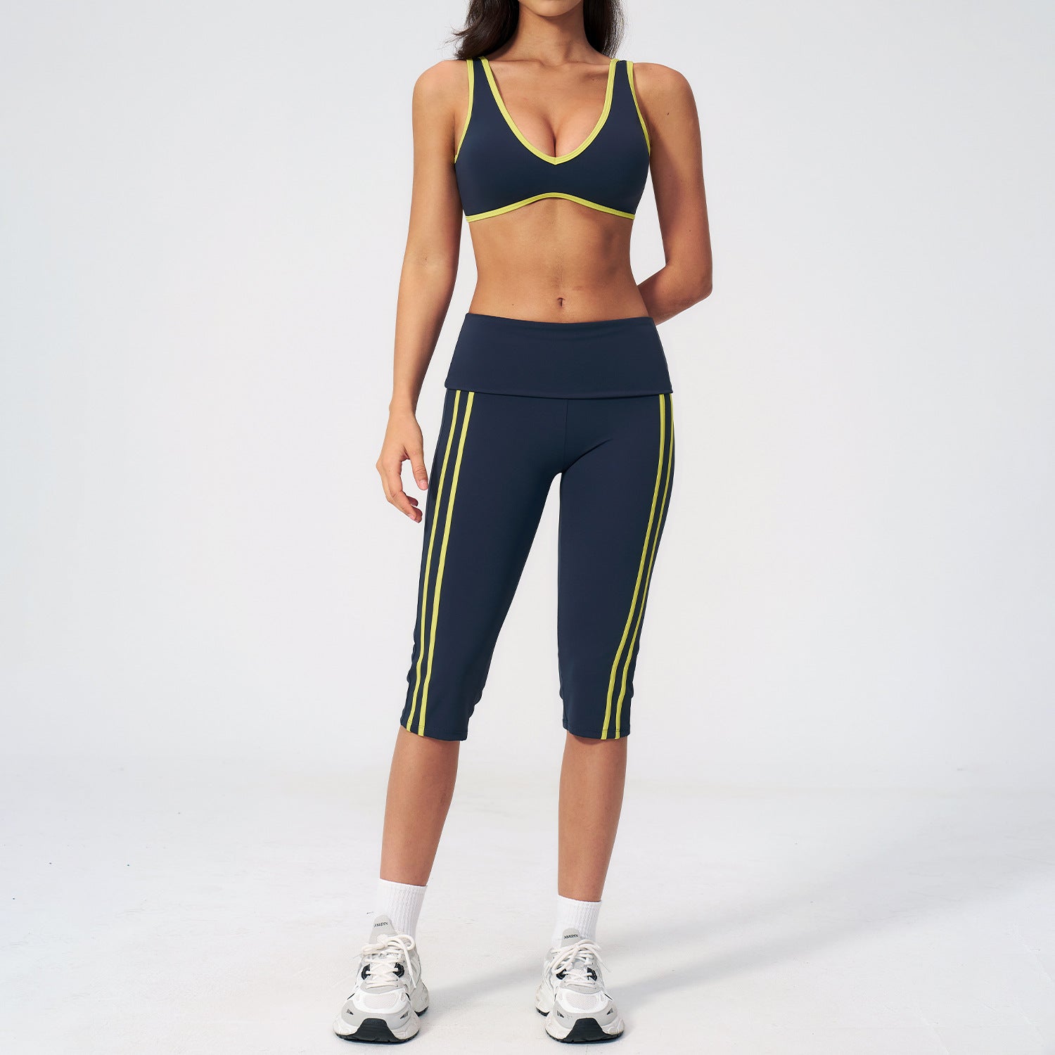 Fitness Bare-feel Sports Running Yoga Outfit For Women
