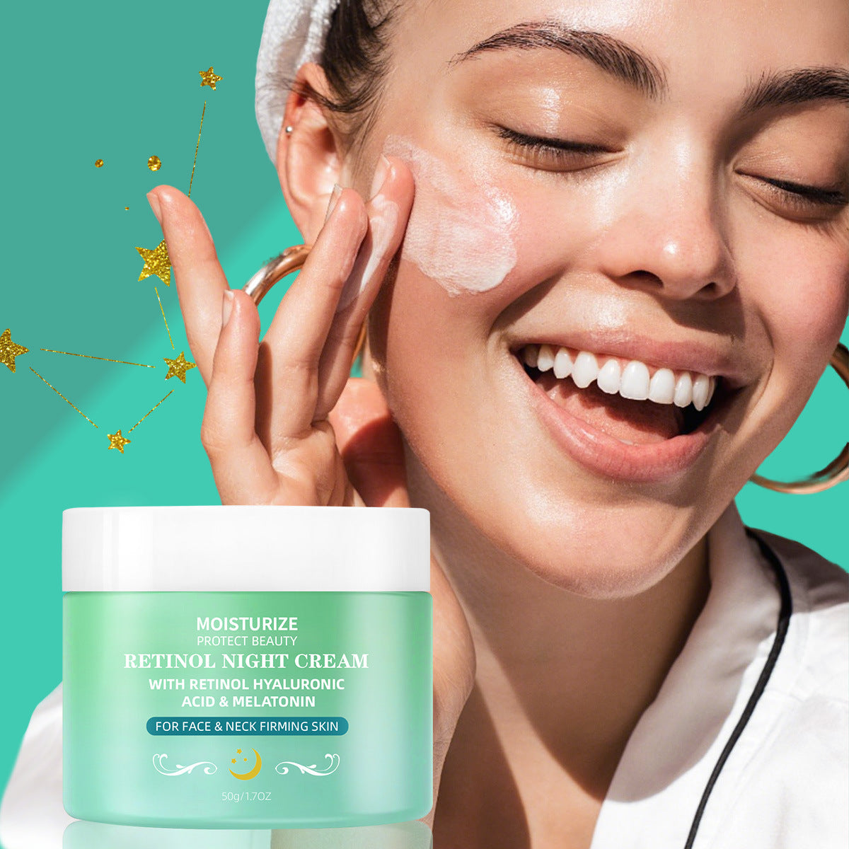 Smooth Fine-Hole Sleeping Cream With Retinol