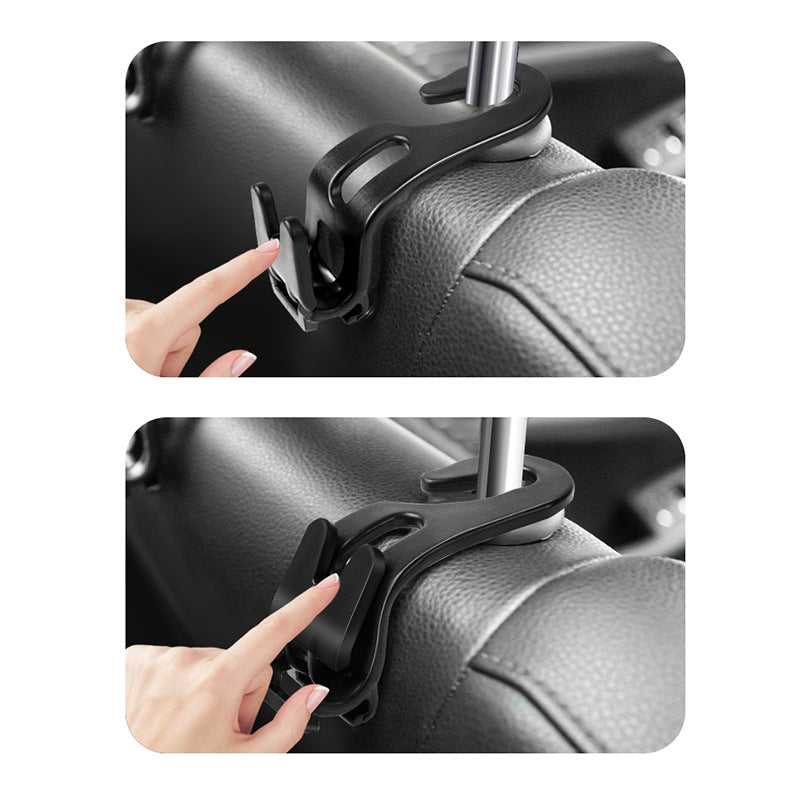 Car Hook With Foldable Storage Compartment