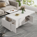 Modern Coffee Table With Double Lifting Mechanism, Hidden Storage Space - Loadable Up To 50 Kg