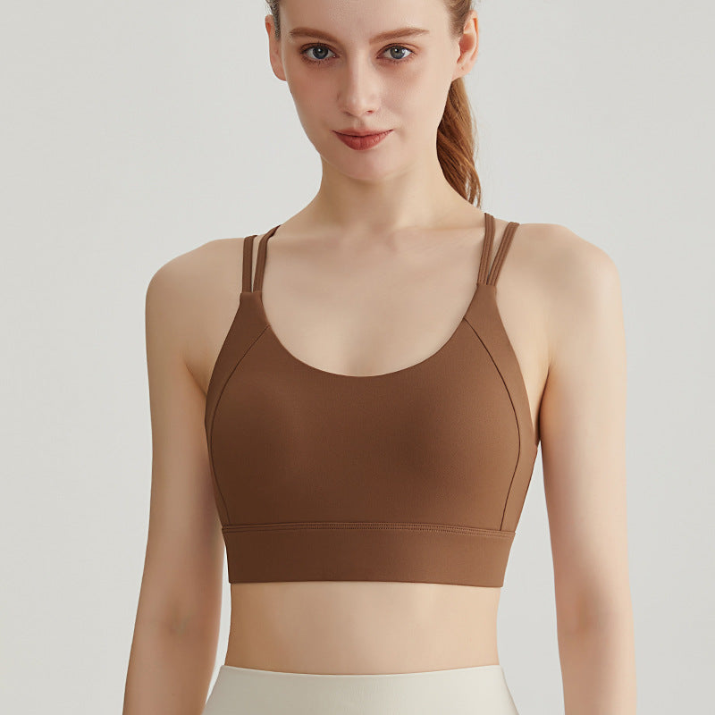Outdoor Shock-absorbing Push-up Crisscross Back Yoga Vest
