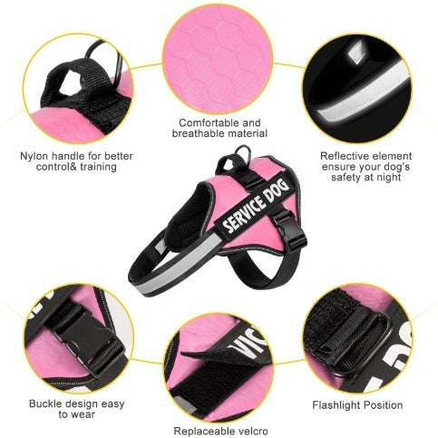 Harness Dog LeashVest-styl For Medium To Large Dogs