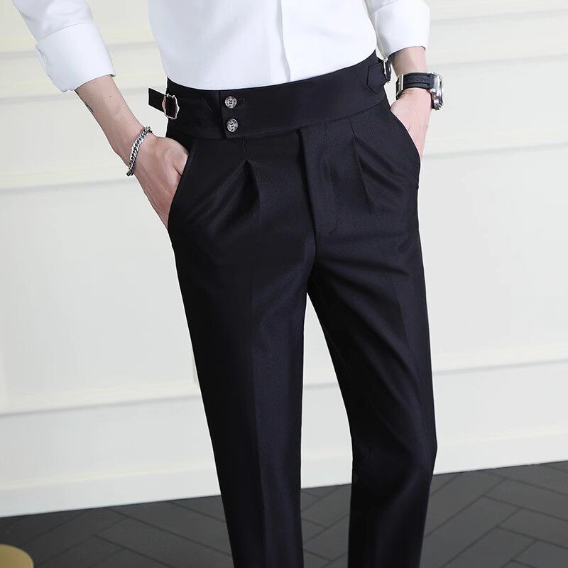 Summer Business Straight-fit Casual Pants For Men
