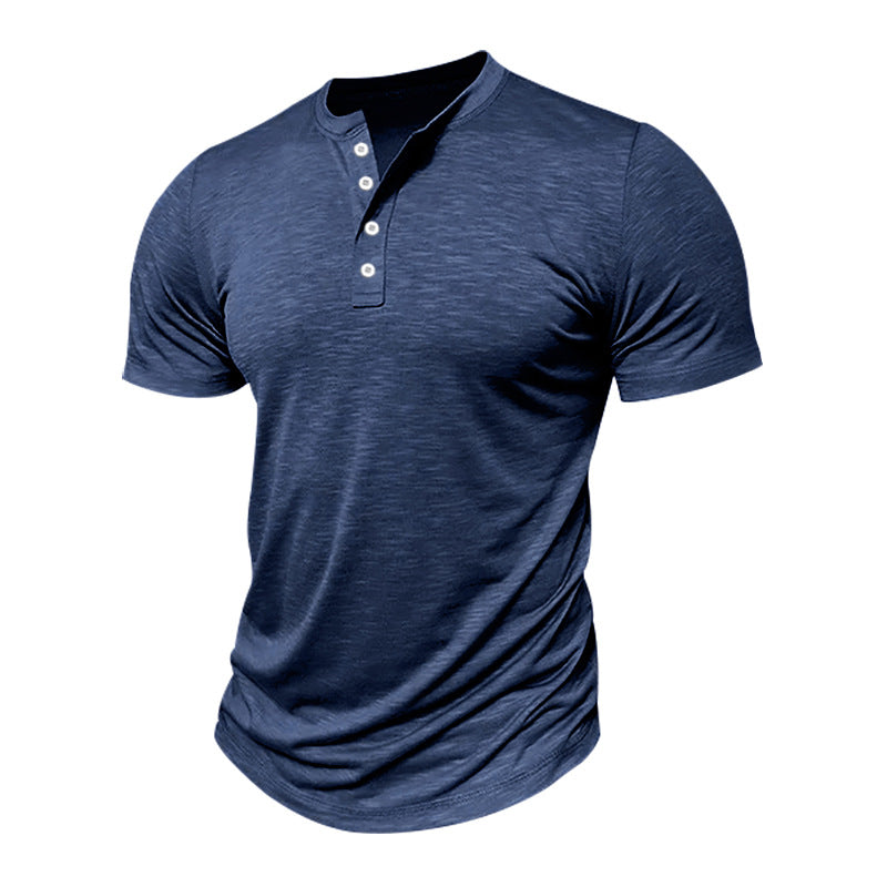 Men's Henley Shirt Amazon Top T-shirt