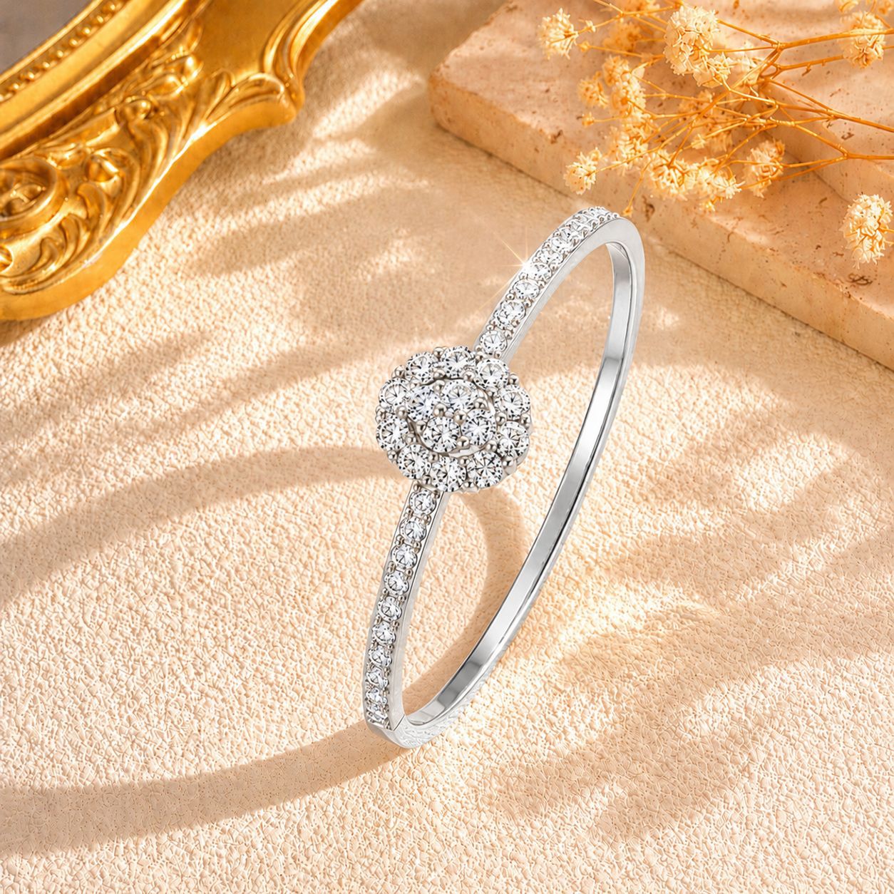Full Diamond Exquisitely Crafted Minimalist Bracelet