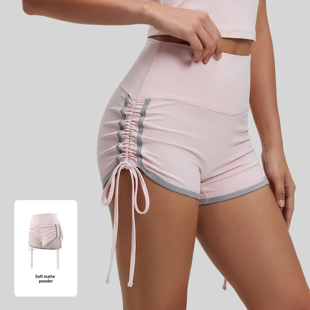 New Womens Drawstring Sports Shorts
