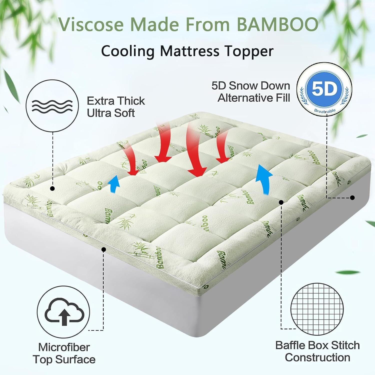 Quilted Thickened Mattress For Relieving Back Pain
