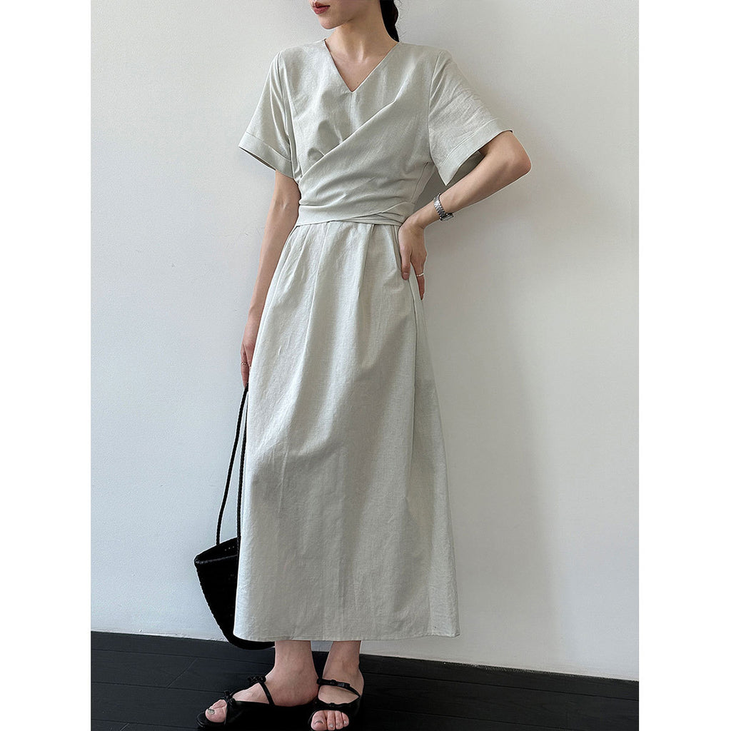 Sophisticated Cross-Tie Dress For Women