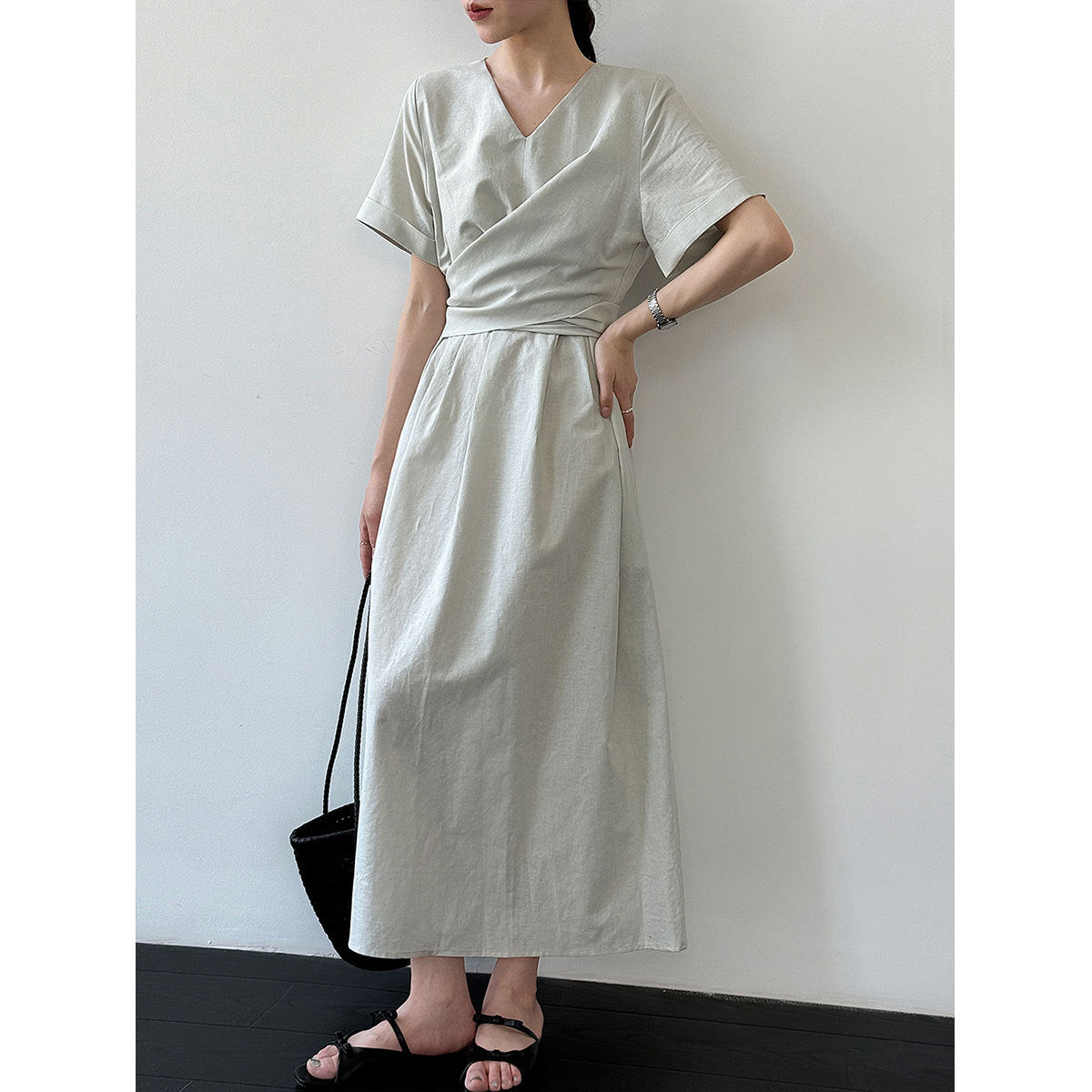 Sophisticated Cross-Tie Dress For Women