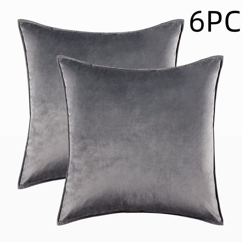 Covered Velvet Waist Pillow Cushion Cover