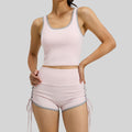 New-style Sports Set With Built-in Padded Bra, High-support Fitness And Yoga Wear For Women