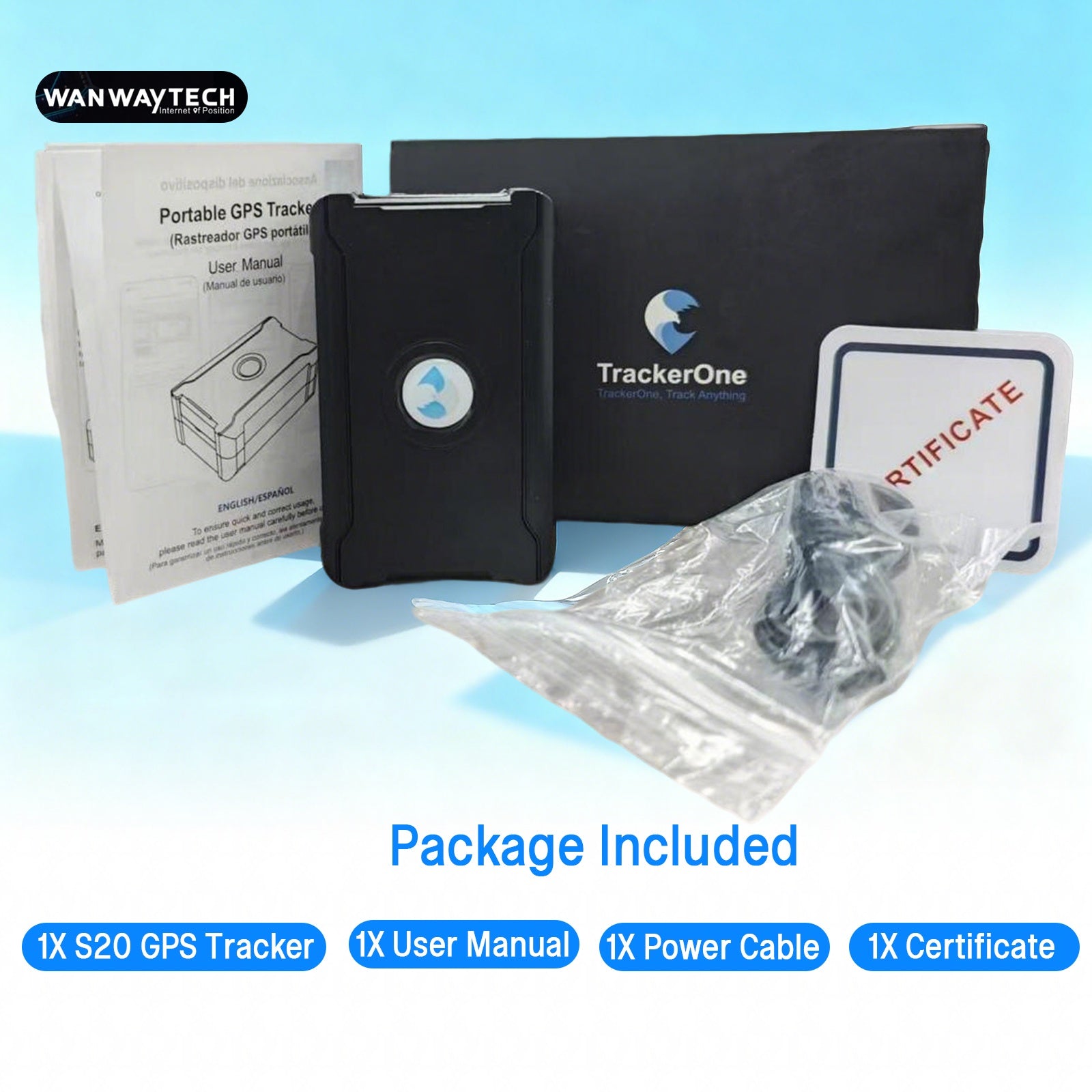 Anti-Theft Hidden GPS Tracker With Remote Control Real-Time Vehicle Tracker For Car, Truck, Motorcycle & Luggage, Subscription Required