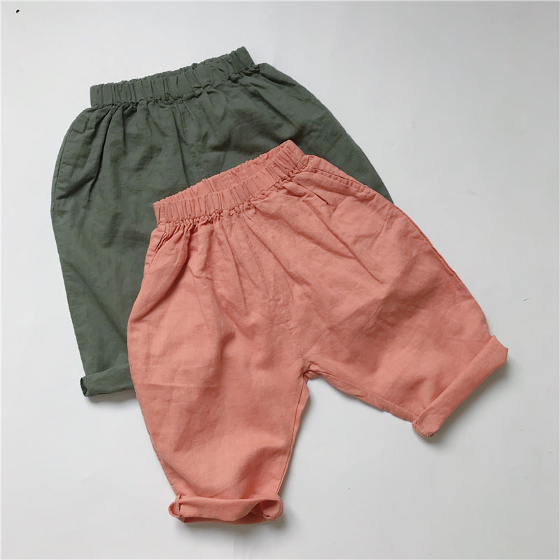 Carrot pants children cotton