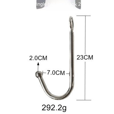 One-piece Women's Stainless Steel Anal Hook Collar