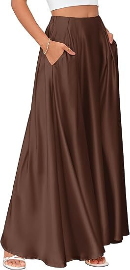 New Elegant Solid-color Pocket Dress For Women