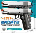 New 1911 Semi-Automatic Soft-Dart Toy Gun  Realistic Shell Ejection & Authentic Appearance Toy For Parent-Child Battles