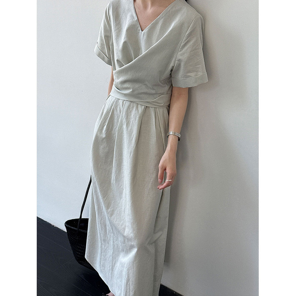 Sophisticated Cross-Tie Dress For Women