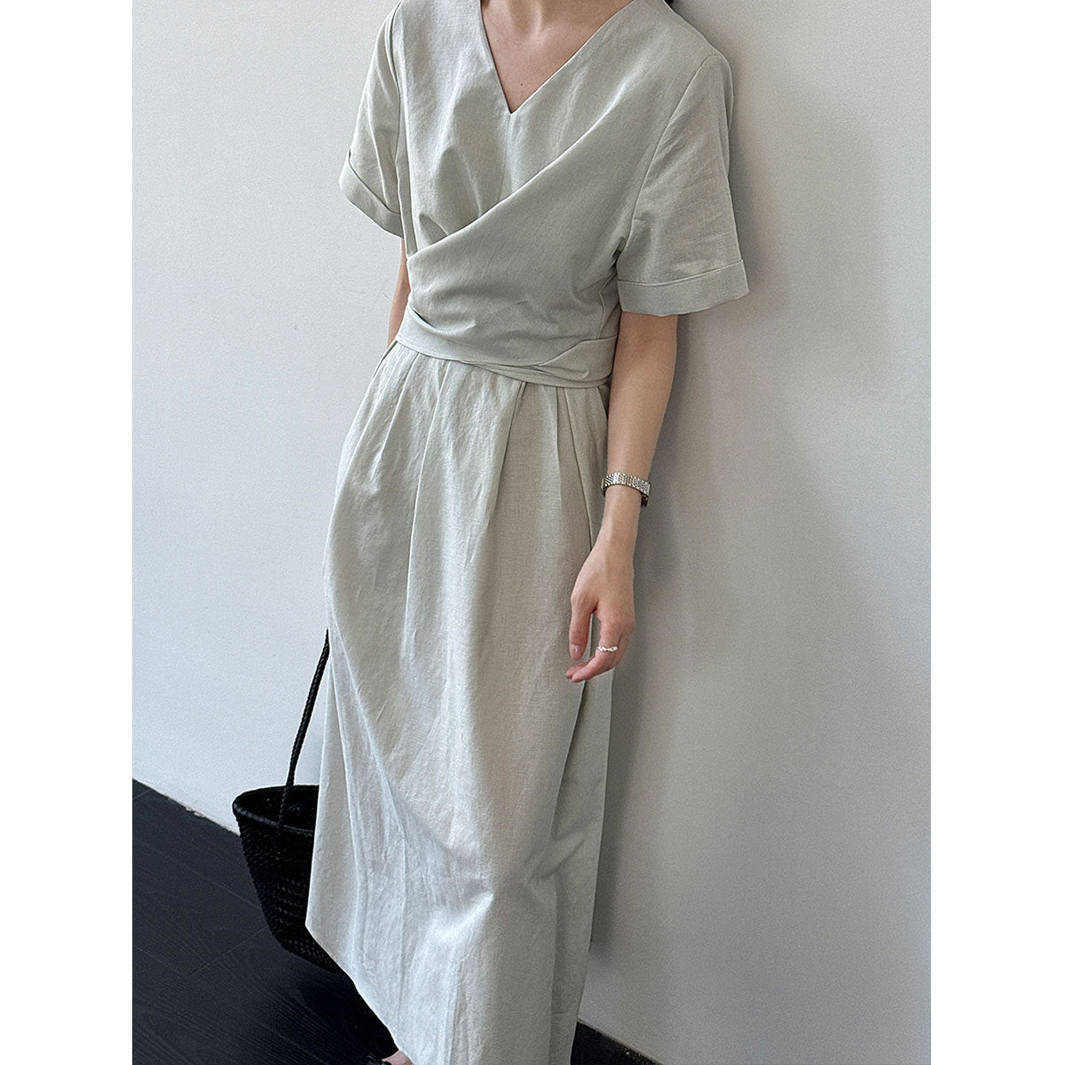 Sophisticated Cross-Tie Dress For Women