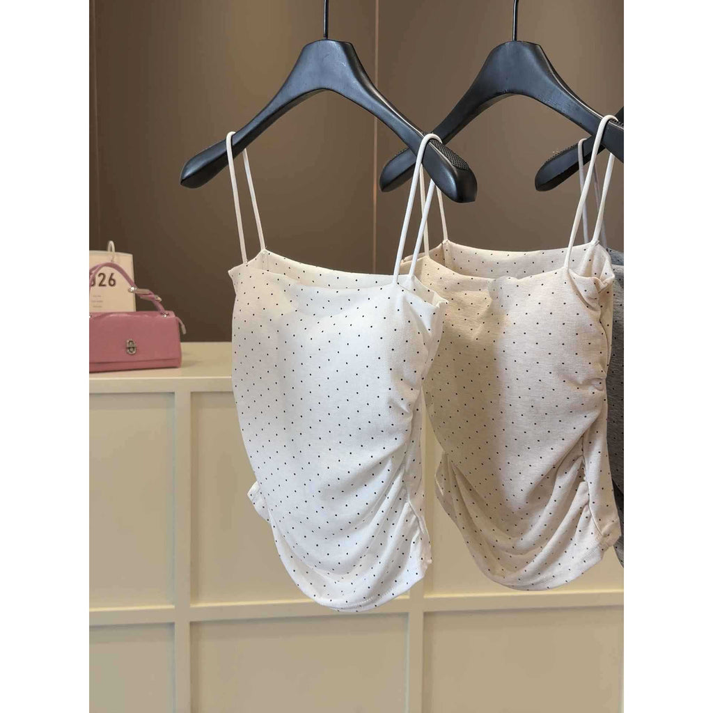 Polka-dot Camisole Womens Top
