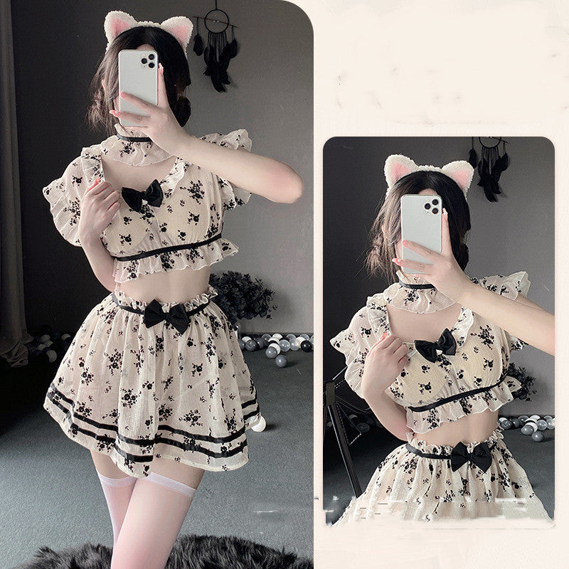 Women's Fashion Casual Simple Sleepwear Set